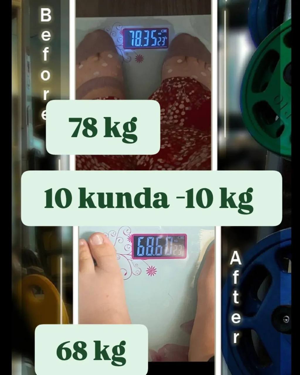 After 68kg